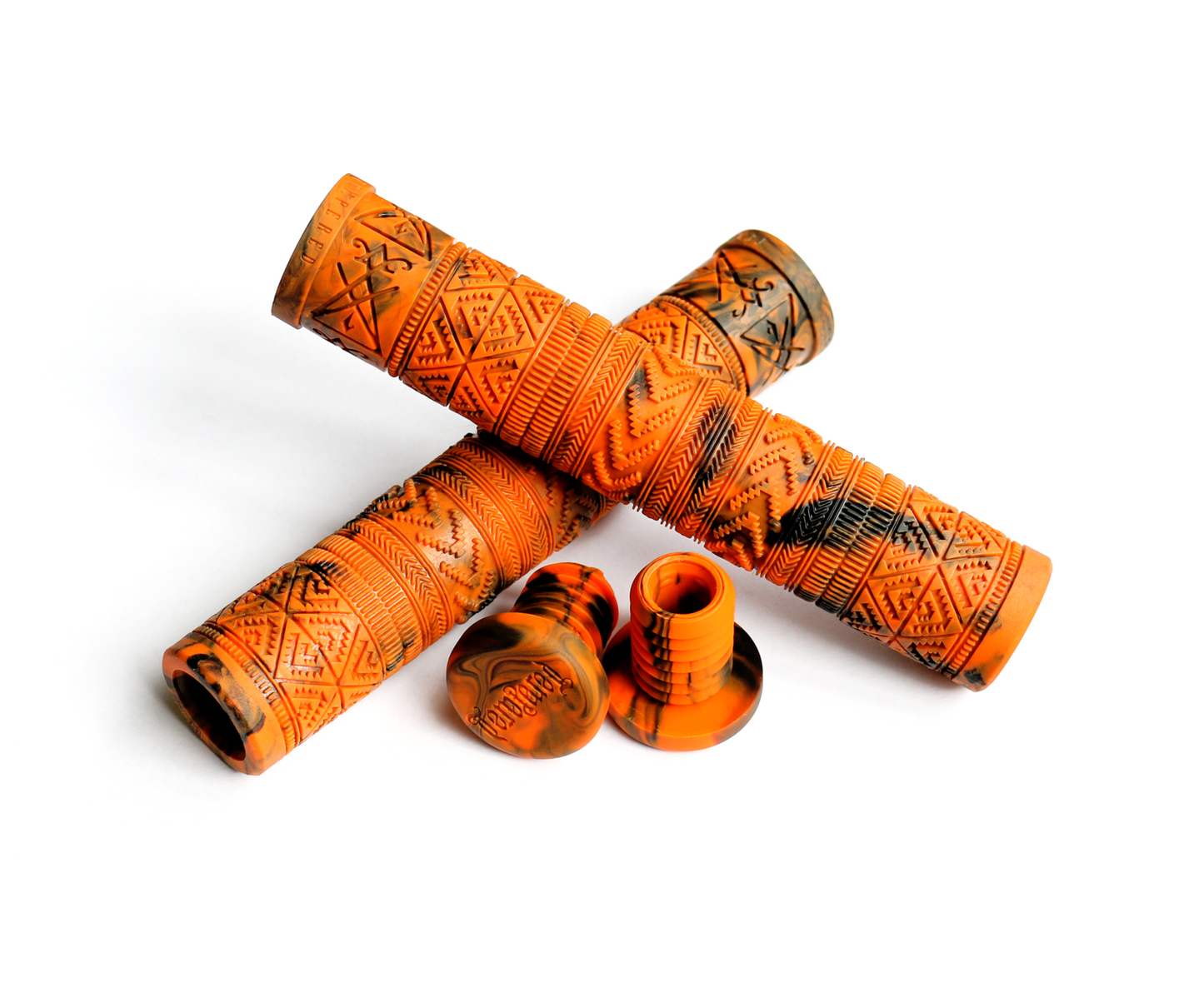 Tempered Zephyr BMX Grips - Flangeless