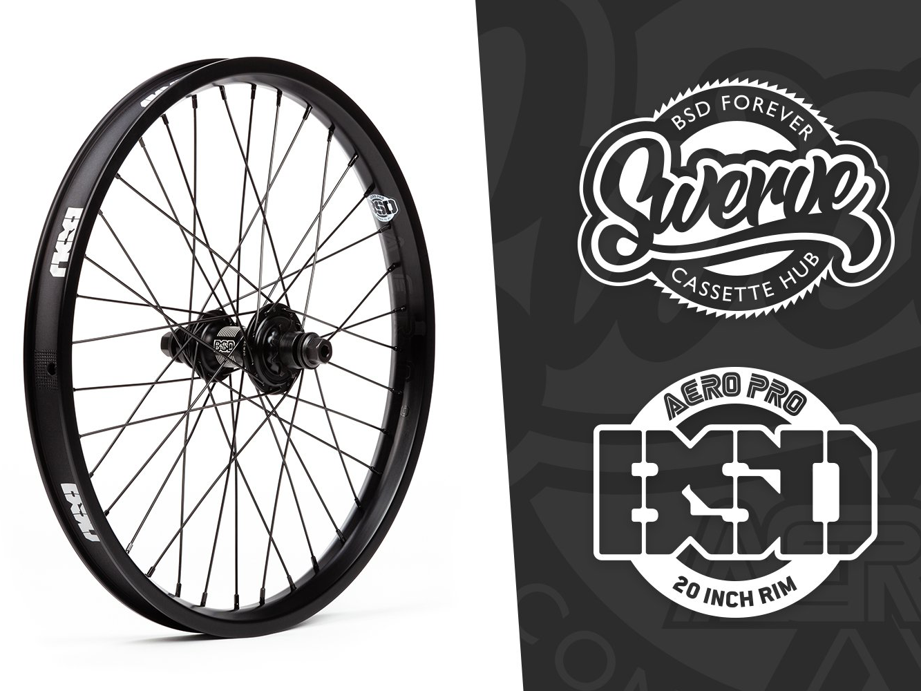BSD Aero Pro / Swerve X Rear Wheel