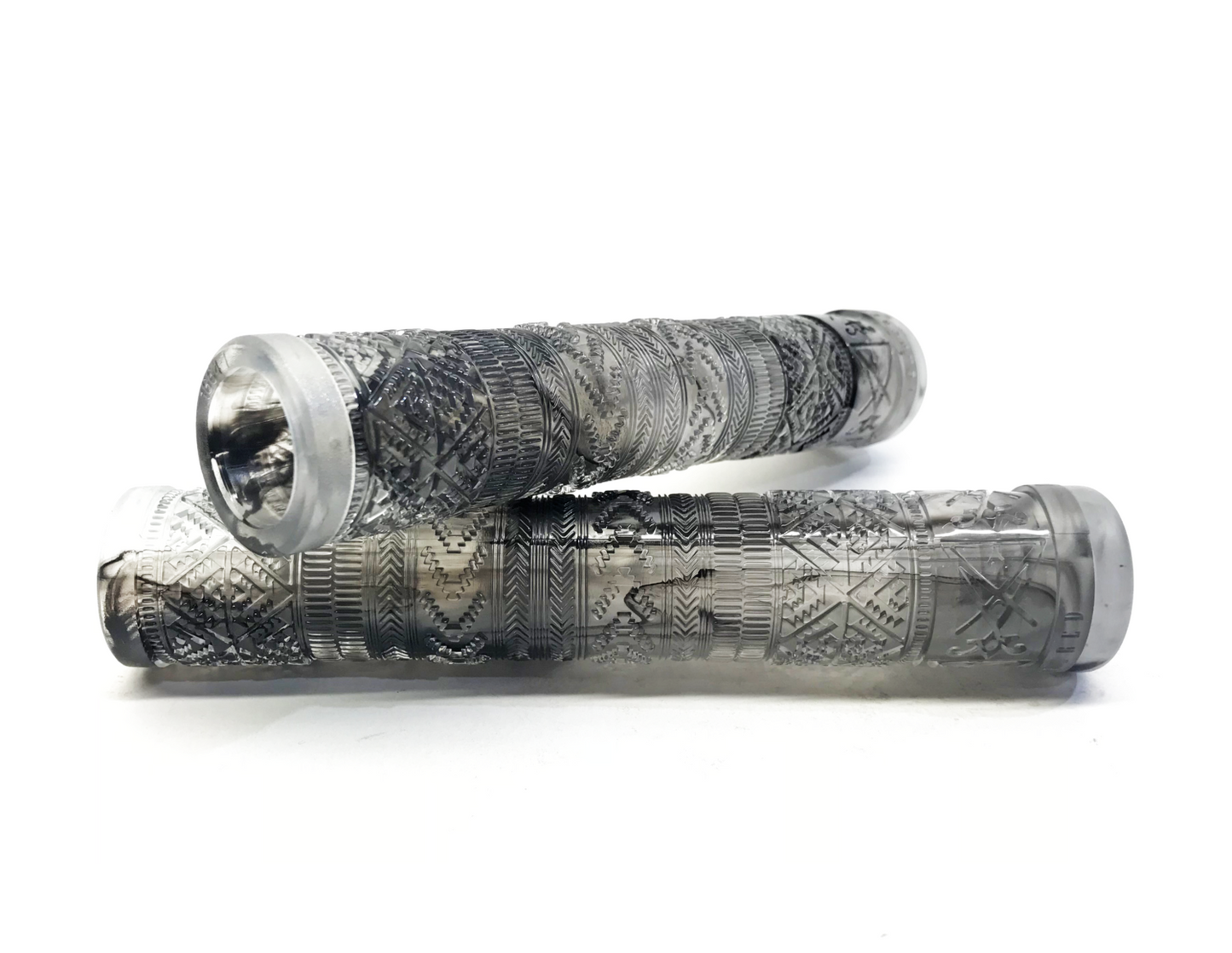 Tempered Zephyr BMX Grips - Flangeless