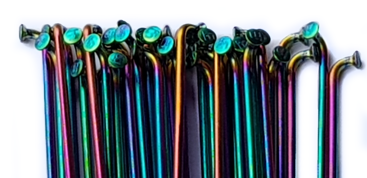 DRS Rainbow Stainless Spokes & Nipples