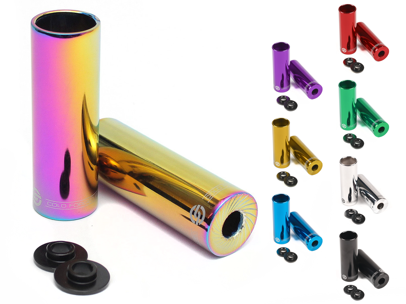 Oil slick bmx pegs on sale