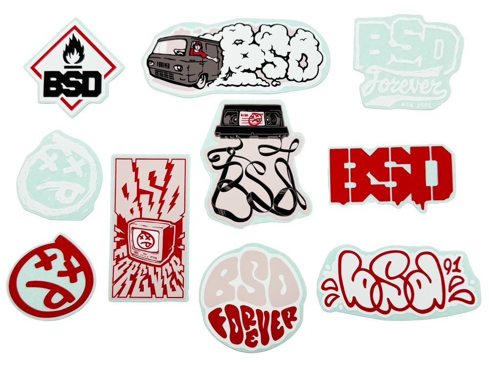 BSD Assorted Sticker Pack