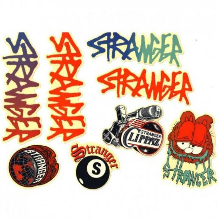 Stranger Sticker Pack (8pcs)