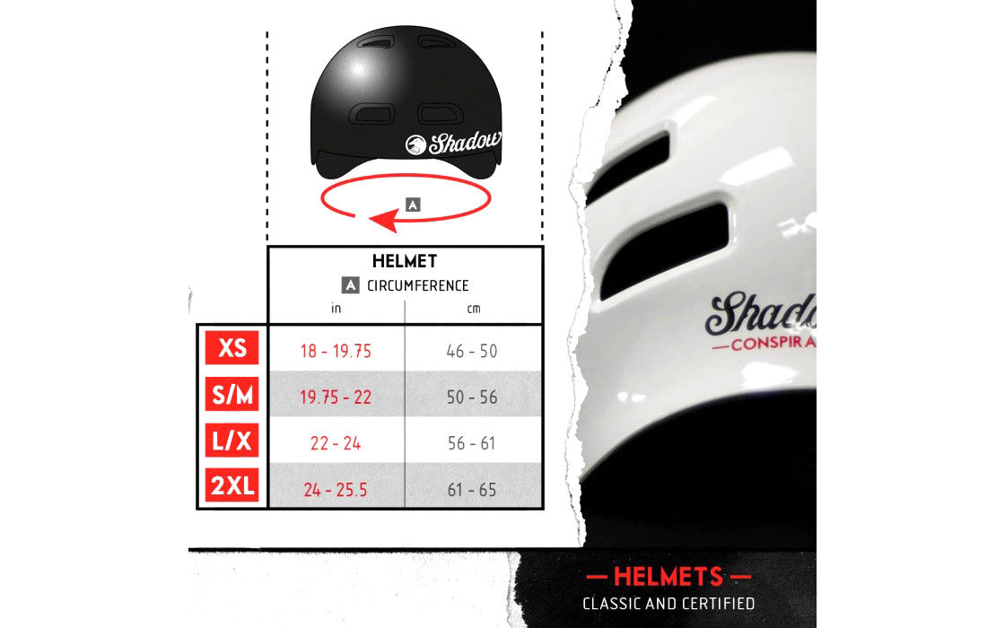 Shadow Classic Helmet Gloss White