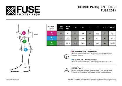 FUSE Echo 100 Knee/Shin Pads