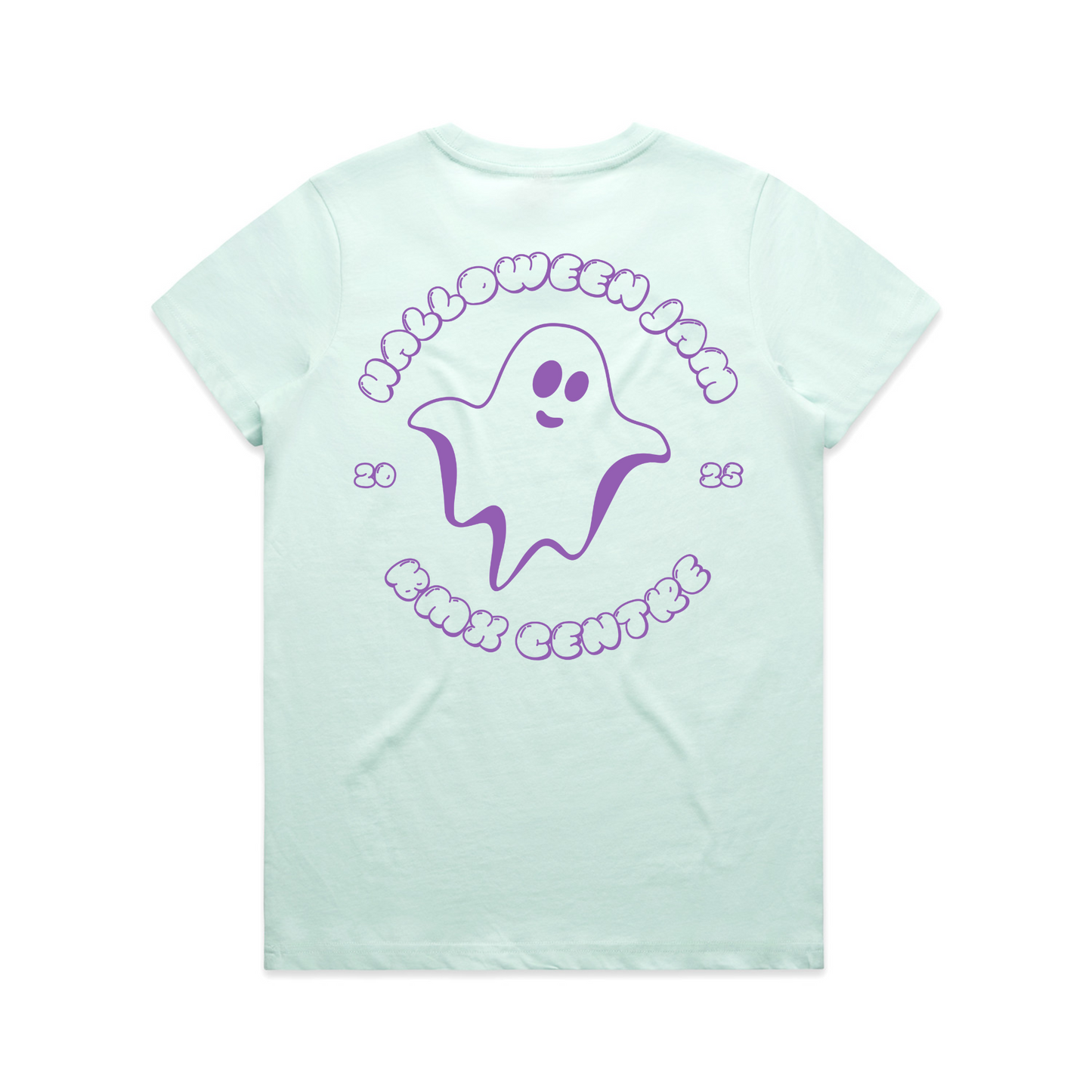 BMX Centre Halloween Jam 25 Tee - Womens Ghost