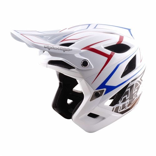 TLD 26.1 STAGE STUNT HELMET MIPS PINSTRIPE WHITE