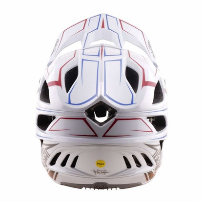 TLD 26.1 STAGE STUNT HELMET MIPS PINSTRIPE WHITE