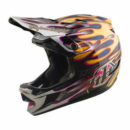 TLD 26.1 D4 CARBON HELMET MIPS OVERSPRAY GOLD / BLACK