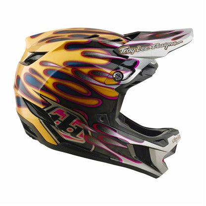 TLD 26.1 D4 CARBON HELMET MIPS OVERSPRAY GOLD / BLACK