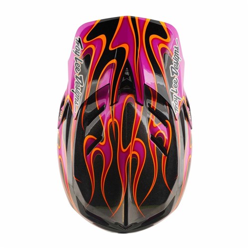 TLD 26.1 D4 CARBON HELMET MIPS TORCHED CARBON / MAGENTA