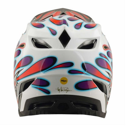 TLD 26.1 D4 COMPOSITE HELMET MIPS OVERSPRAY WHITE / RED