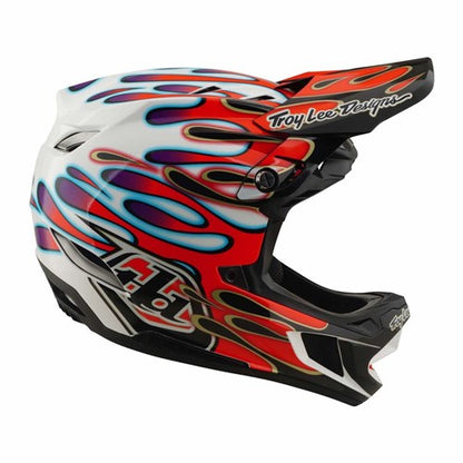TLD 26.1 D4 COMPOSITE HELMET MIPS OVERSPRAY WHITE / RED