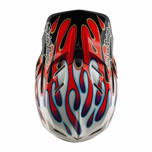 TLD 26.1 D4 COMPOSITE HELMET MIPS OVERSPRAY WHITE / RED
