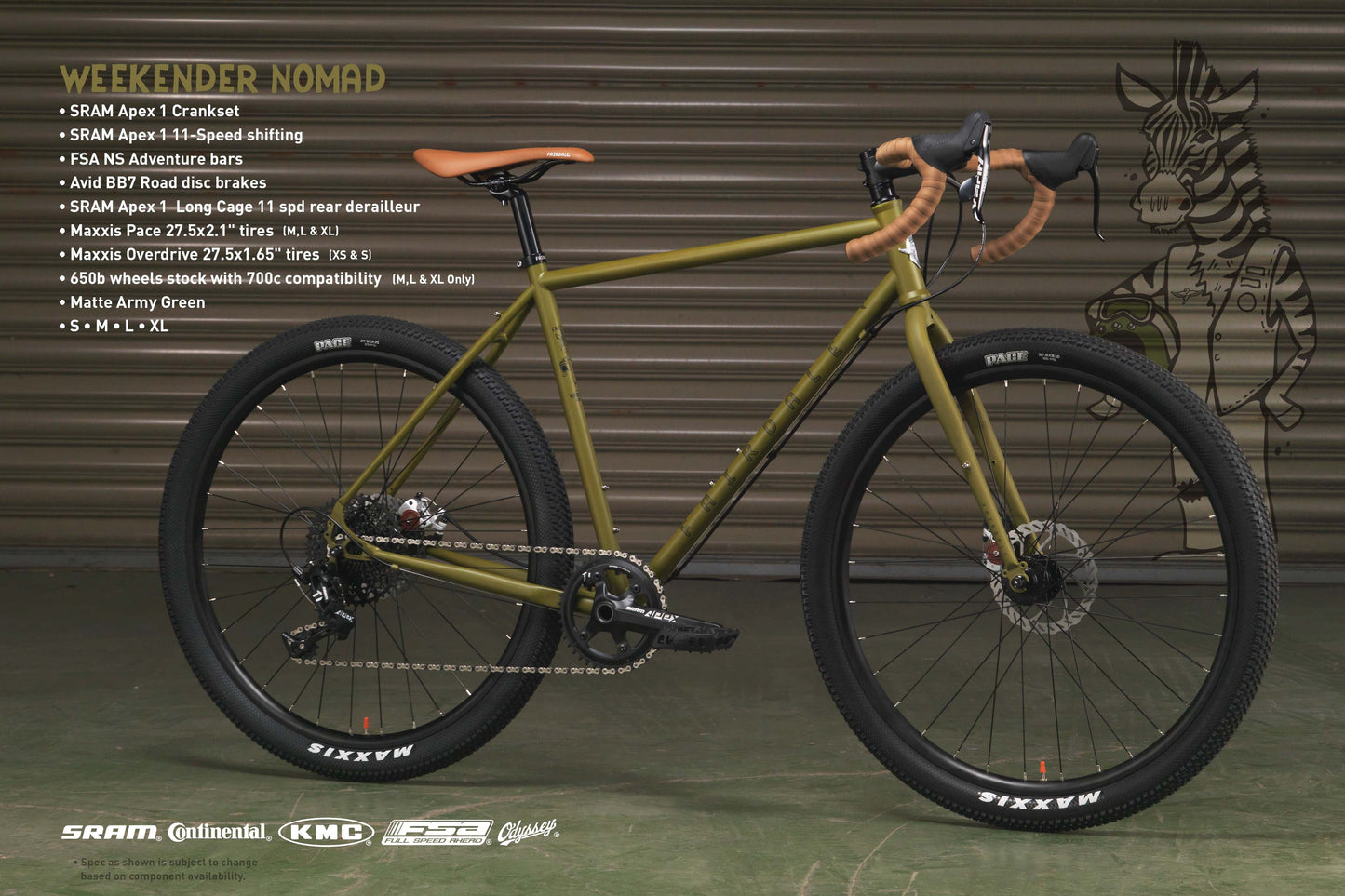 FAIRDALE 27.5" Weekender Nomad Bike