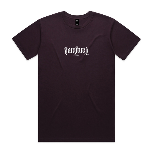Tempered Logo Tee - Plum