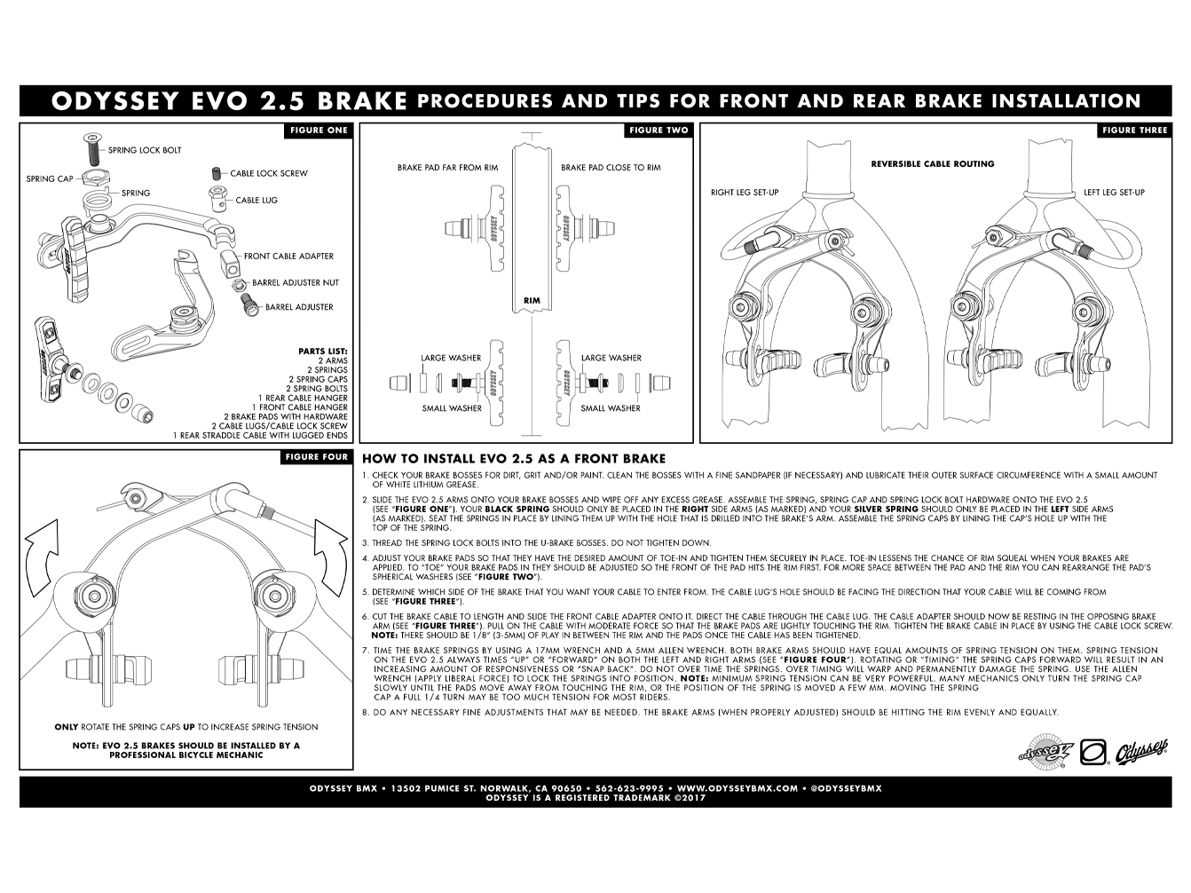 ODYSSEY Evo 2.5 U Brake Kit