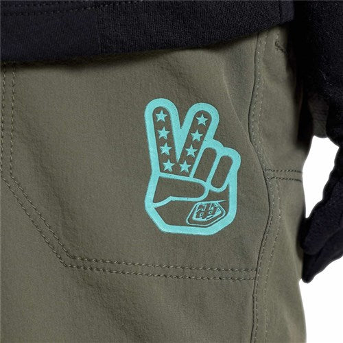 TLD 26.1 YTH SKYLINE TRAIL SHORT SHELL MONO ARMY