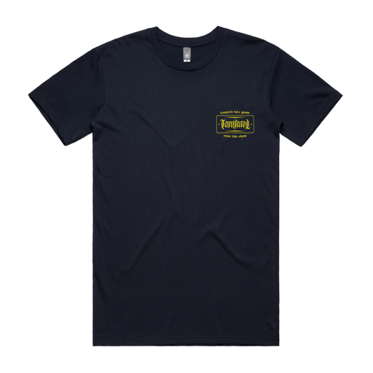 Tempered Crest Logo T-shirt - Navy