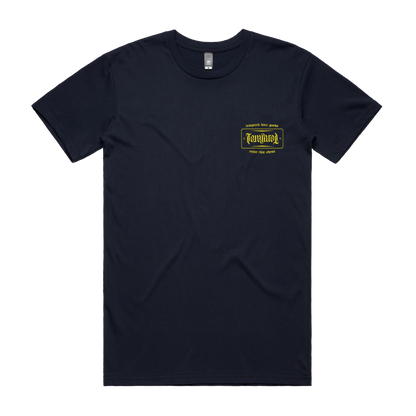 Tempered Crest Logo T-shirt - Navy