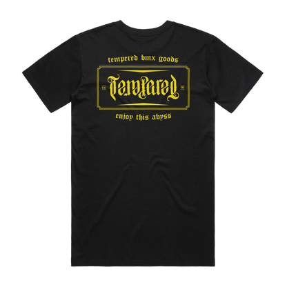 Tempered Crest Logo T-shirt - Black