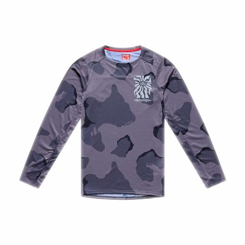TLD 26.1 SKYLINE PRO LS JERSEY FLOW CAMO CARBON