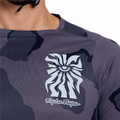 TLD 26.1 SKYLINE PRO LS JERSEY FLOW CAMO CARBON