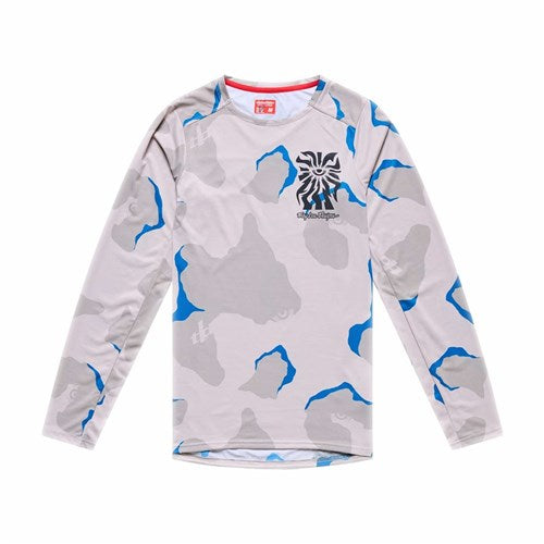TLD 26.1 SKYLINE PRO LS JERSEY FLOW CAMO PUMICE
