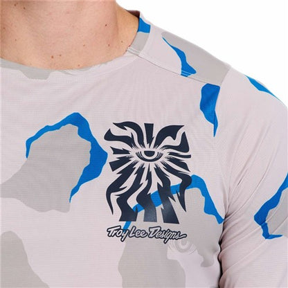 TLD 26.1 SKYLINE PRO LS JERSEY FLOW CAMO PUMICE
