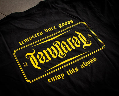 Tempered Crest Logo T-shirt - Black