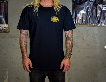 Tempered Crest Logo T-shirt - Navy
