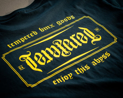 Tempered Crest Logo T-shirt - Navy