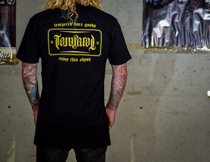 Tempered Crest Logo T-shirt - Black