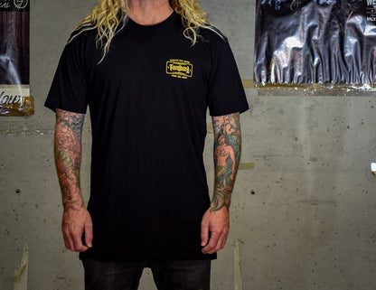 Tempered Crest Logo T-shirt - Black