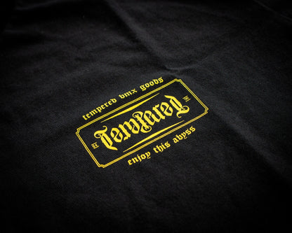 Tempered Crest Logo T-shirt - Black