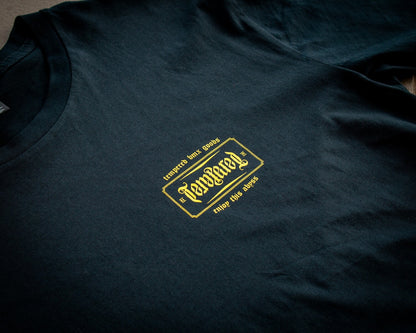 Tempered Crest Logo T-shirt - Navy