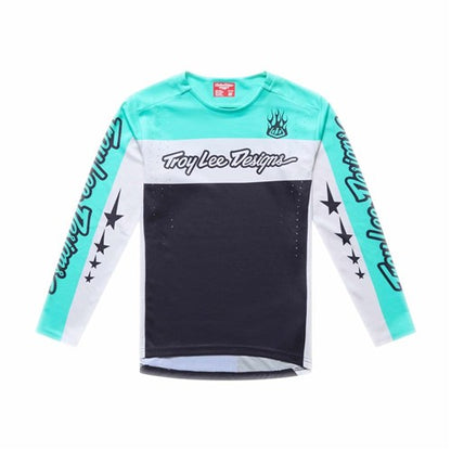 TLD 26.1 YTH SPRINT PRO JERSEY YO MOTO CARBON