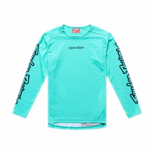 TLD 26.1 YTH SPRINT PRO JERSEY MONO REAL TEAL