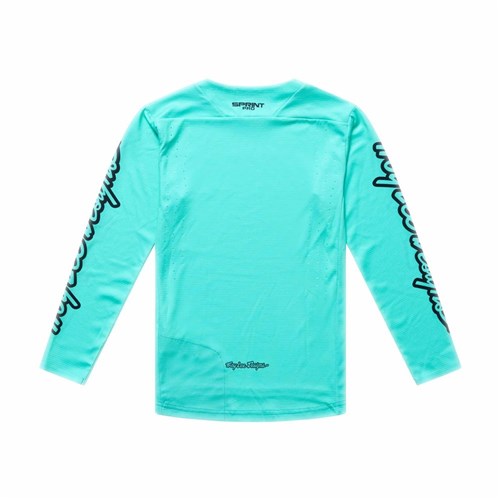 TLD 26.1 YTH SPRINT PRO JERSEY MONO REAL TEAL