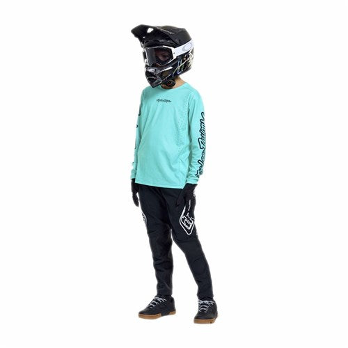 TLD 26.1 YTH SPRINT PRO JERSEY MONO REAL TEAL
