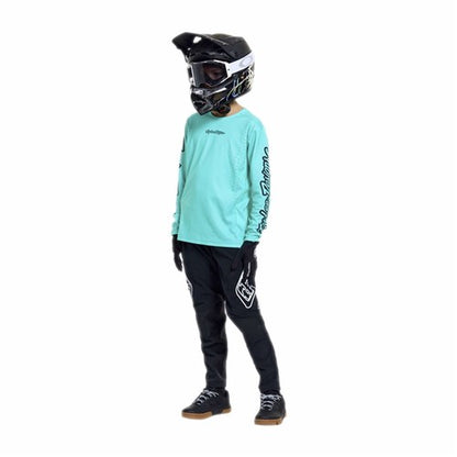 TLD 26.1 YTH SPRINT PRO JERSEY MONO REAL TEAL