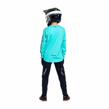 TLD 26.1 YTH SPRINT PRO JERSEY MONO REAL TEAL