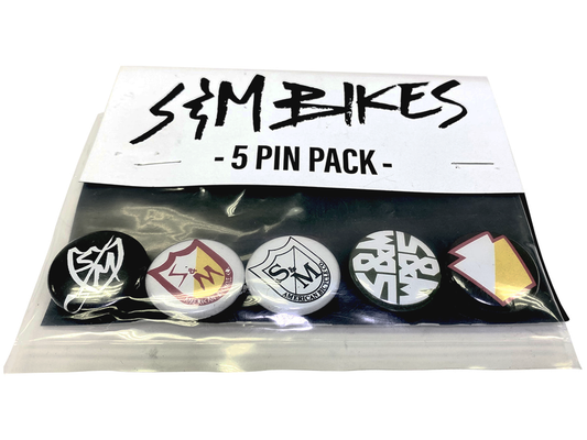 S & M Pin Back Button Pack