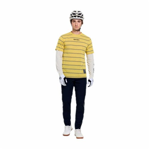 TLD 26.1 SKYLINE FAKIE RIDE LS JERSEY STRIPE BUTTER