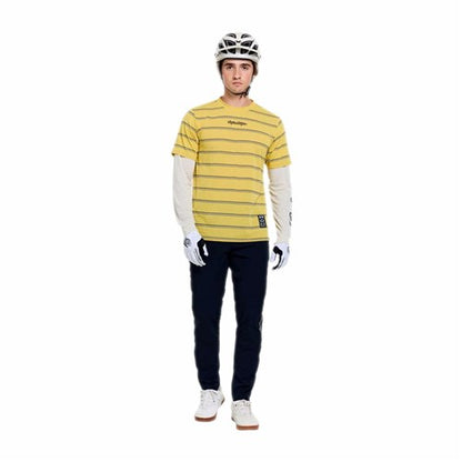 TLD 26.1 SKYLINE FAKIE RIDE LS JERSEY STRIPE BUTTER