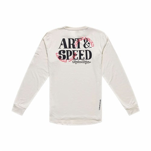TLD 26.1 RUCKUS RIDE LS TEE ART & SPEED PUMICE