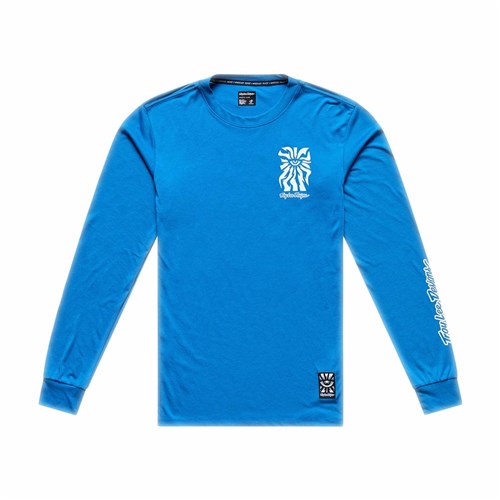 TLD 26.1 SKYLINE RIDE LS TEE ONE EYE AERO BLUE
