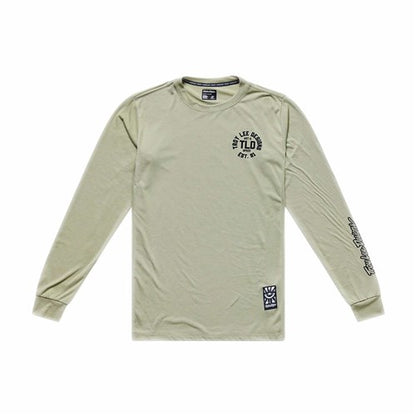 TLD 26.1 SKYLINE RIDE LS TEE STAMPS SAGE