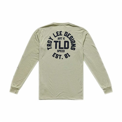 TLD 26.1 SKYLINE RIDE LS TEE STAMPS SAGE