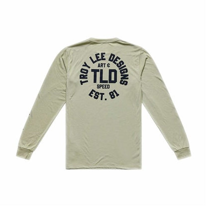 TLD 26.1 SKYLINE RIDE LS TEE STAMPS SAGE